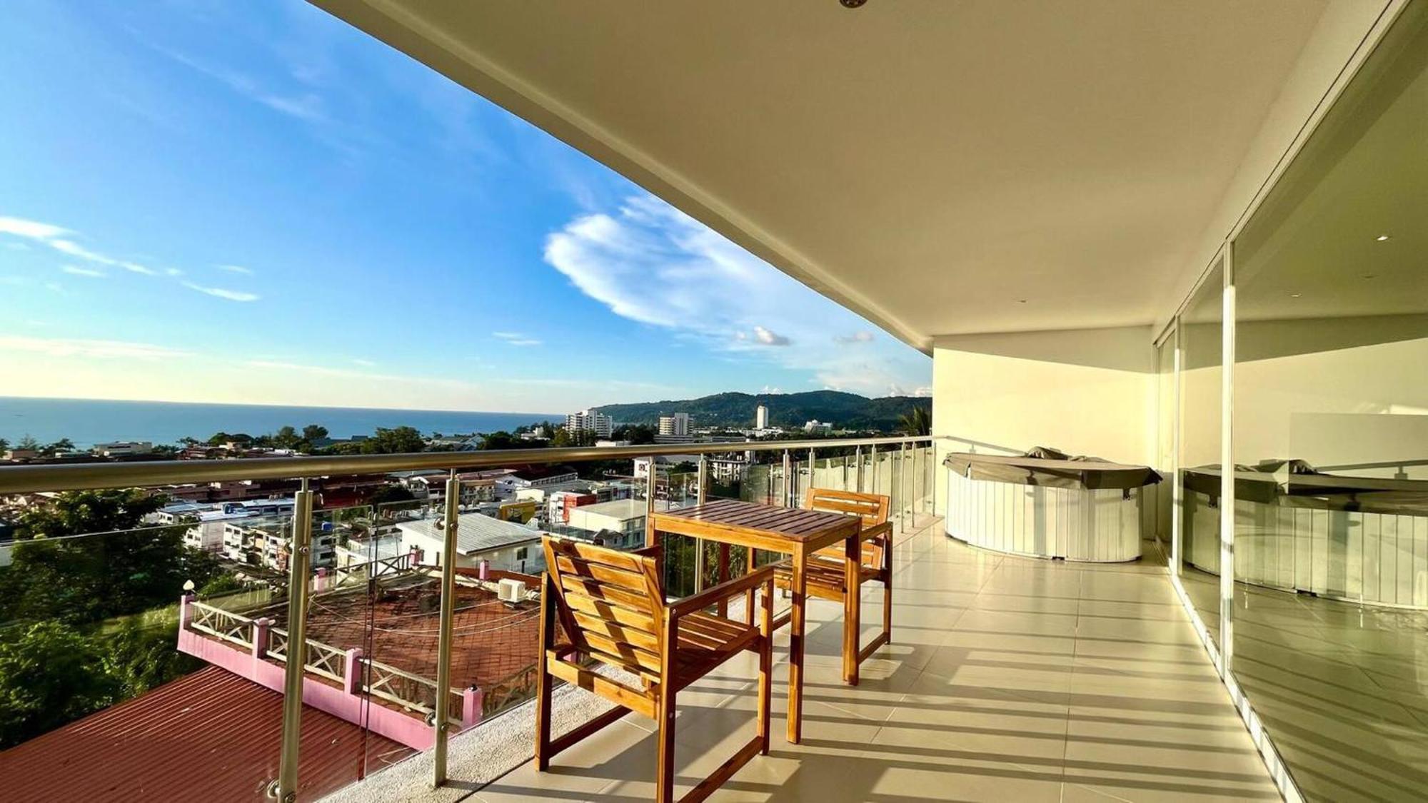 A26 - Great 100 Percent Seaview 2Bedroom 1 Bathroom And Bubble Jacuzzi Ban Karon Bagian luar foto