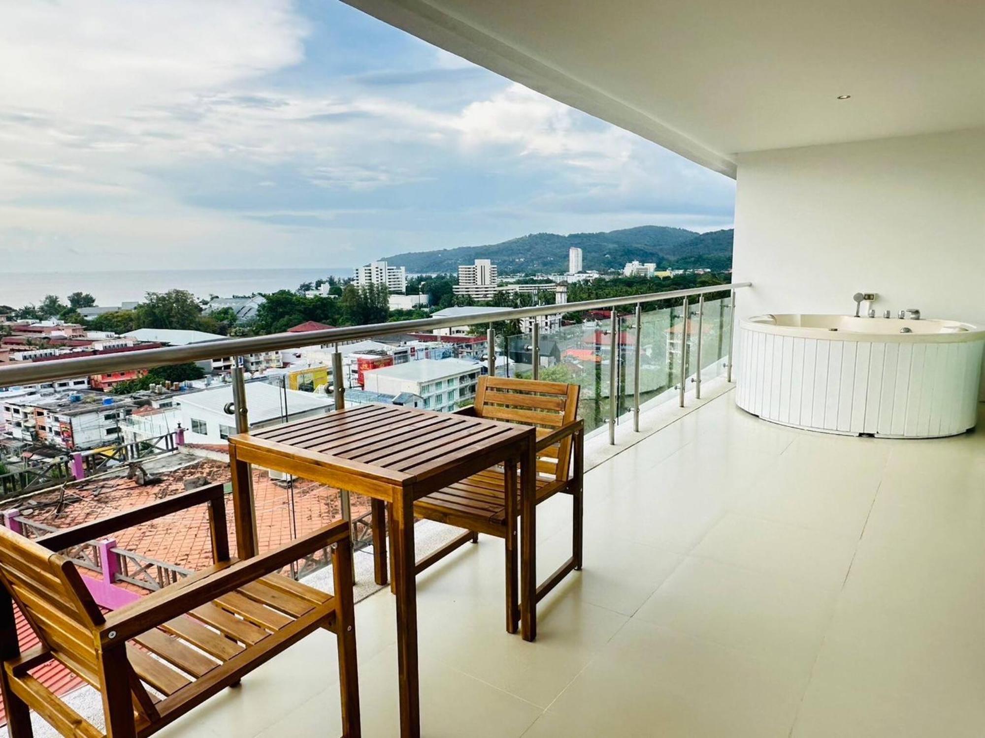 A26 - Great 100 Percent Seaview 2Bedroom 1 Bathroom And Bubble Jacuzzi Ban Karon Bagian luar foto